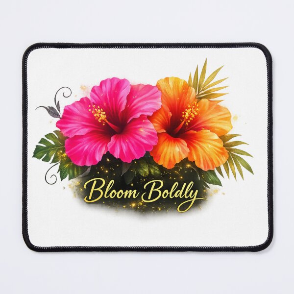 Item preview, Bloom Boldly – Tropical Glow Hibiscus Floral Art designed and sold by EdgeSphere.