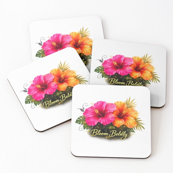 Item preview, Bloom Boldly – Tropical Glow Hibiscus Floral Art designed and sold by EdgeSphere.