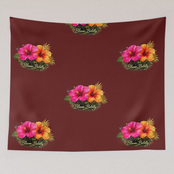 Item preview, Bloom Boldly – Tropical Glow Hibiscus Floral Art designed and sold by EdgeSphere.