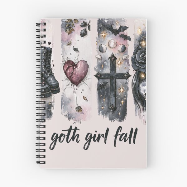 Item preview, Goth Girl Fall | Dark Pastel Gothic Aesthetic | Stickers & Apparel designed and sold by Anastasiia Yurevych.