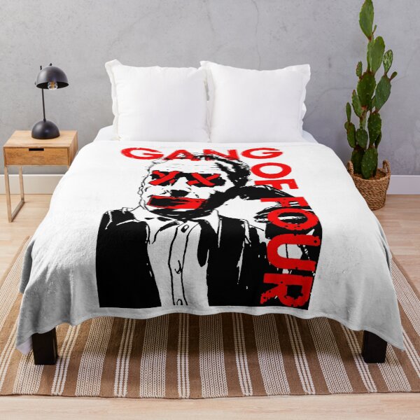 Item preview, Red Typography Post Punk Man Silhouette designed and sold by nerdyygraphic.
