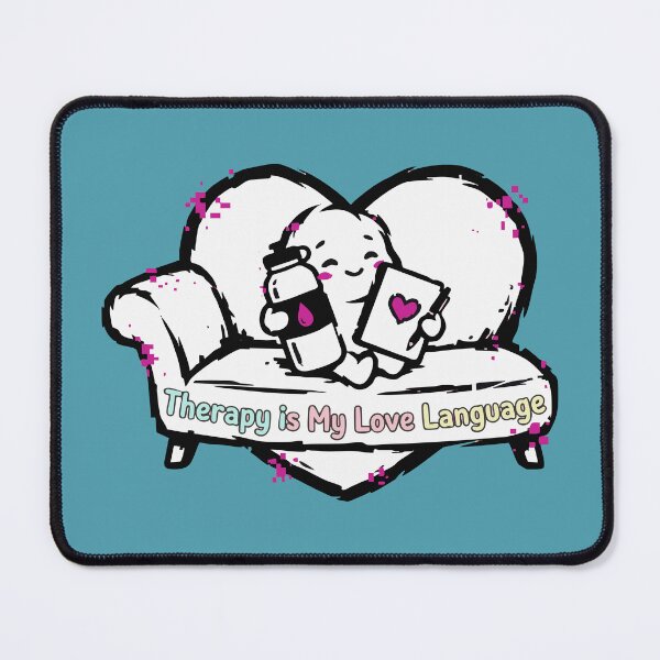 Item preview, Therapy Is My Love Language Mental Health Cute designed and sold by XYZ LAB by Jesuperman.