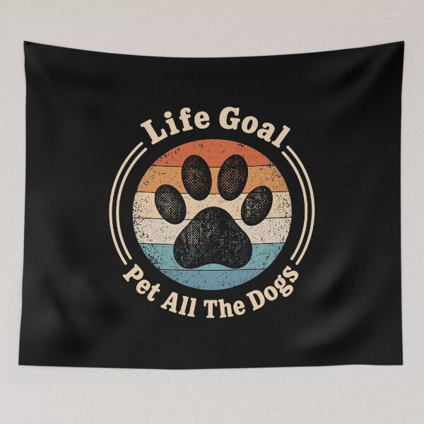 Item preview, life-goal-pet-all-the-dogs designed and sold by OlyvieArt.
