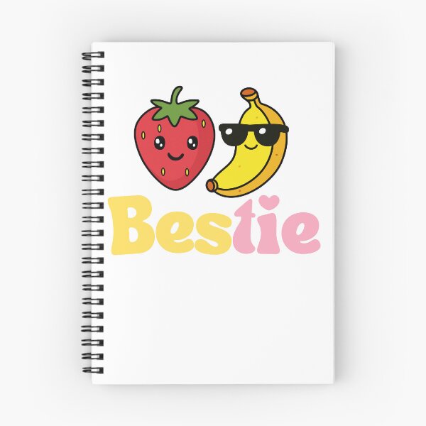 Item preview, Besties Kawaii Strawberry and Banana  designed and sold by thebest-2studio.