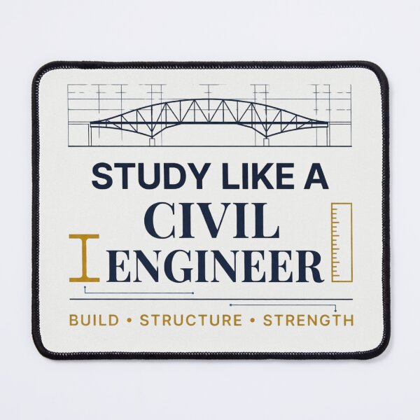 Item preview, Study Like a Civil Engineer | Civil Engineering Student Shirt | Engineering Gift designed and sold by Amr Darwish Graphic designer.