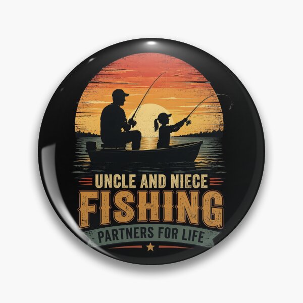 Item preview, Fishing Buddies Uncle and Niece Fishing Partners for Life designed and sold by OlakunleOloroz.