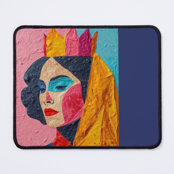 Item preview, Chromatic Queen – Modern Cubist Portrait designed and sold by Tootley.
