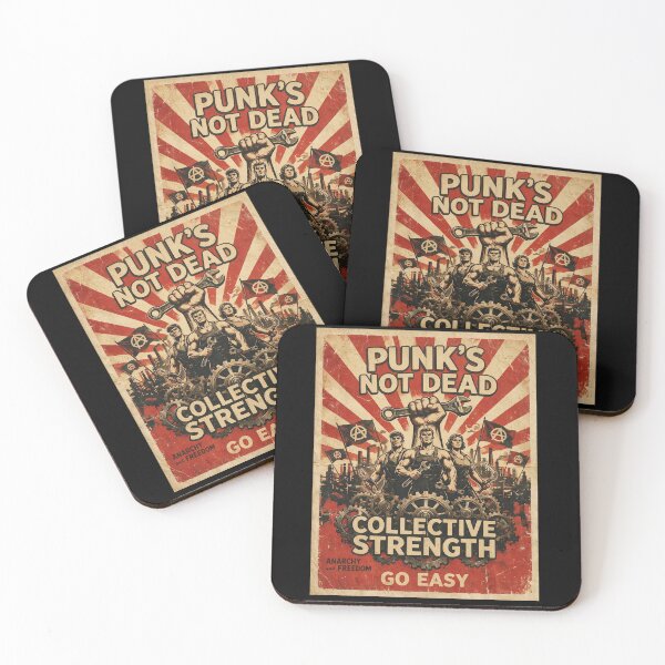 Item preview, PUNKS NOT DEAD  Collective Strength Vintage Propaganda Streetwear designed and sold by Go Easy Apparel.
