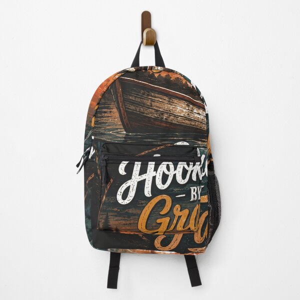 Item preview, Hooked by Grace, Guided by Faith | Christian Fishing Sunset Cross designed and sold by CKADigital.