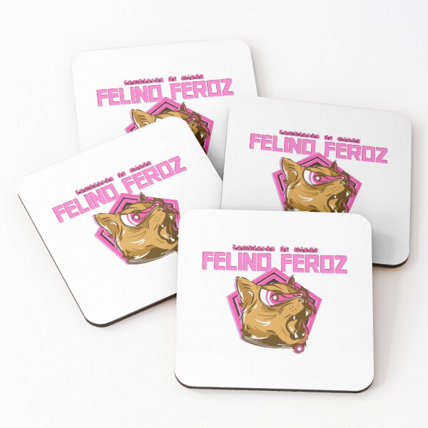 Item preview, Felino Feroz - Cool Neon Gaming Cat Mascot designed and sold by GenZFashion000.