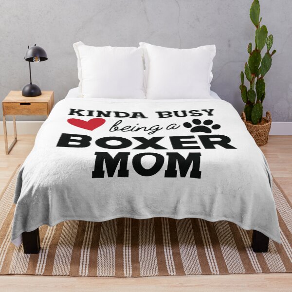 Item preview, Boxer Dog - Kinda busy being a boxer mom designed and sold by OlyvieArt.