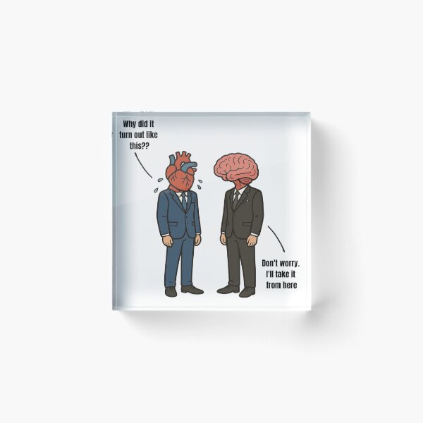 Item preview, Broken heart. Experienced brain  designed and sold by PurePurpose.