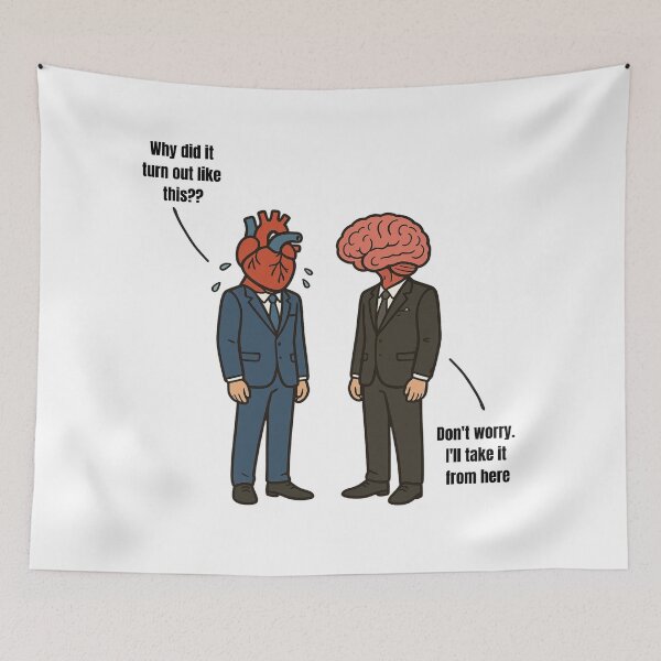Item preview, Corazón roto. Cerebro experimentado. designed and sold by PurePurpose.