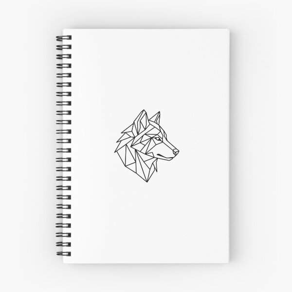 Item preview, Geometric Wolf Minimalist Line Art - Aesthetic Nature Wild Animal Design designed and sold by Ghazali Designs .
