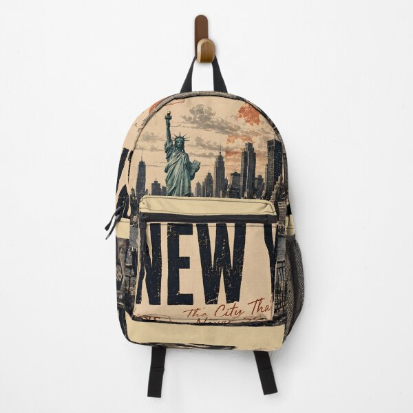 Item preview, New York Never Sleeps | Vintage NYC Cityscape designed and sold by MidnightCache.
