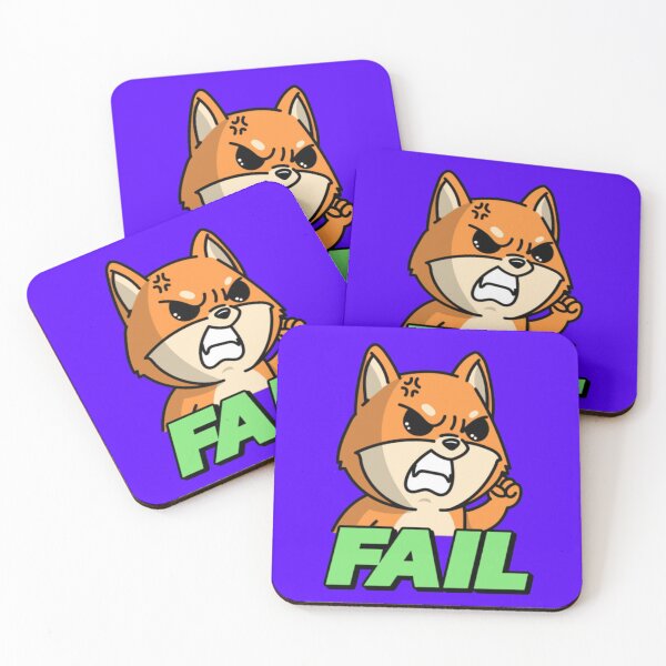 Item preview, FAIL Angry Shiba Inu Dog Meme - Funny Gamer Rage Puppy designed and sold by GenZFashion000.