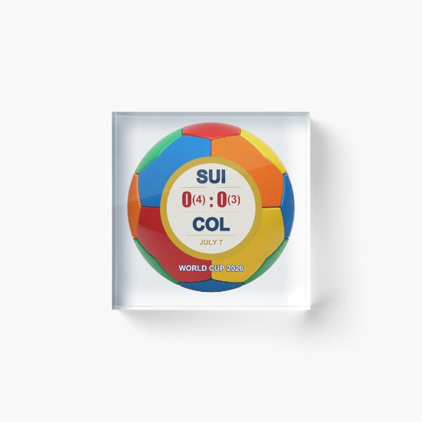 Item preview, SUI 0(4)–0(3) COL | FIFA World Cup 2026 designed and sold by ariksworld.