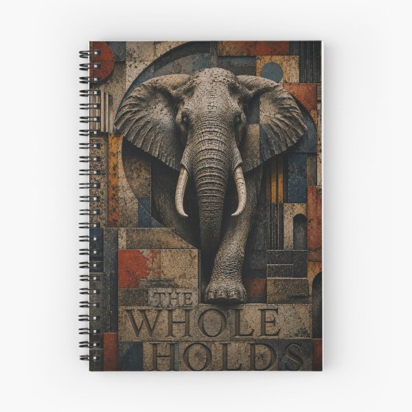 Item preview, Deep Work Engineer Geometric Elephant Stone Relief Home Office Wall Art Poster designed and sold by SavannaStrikes.