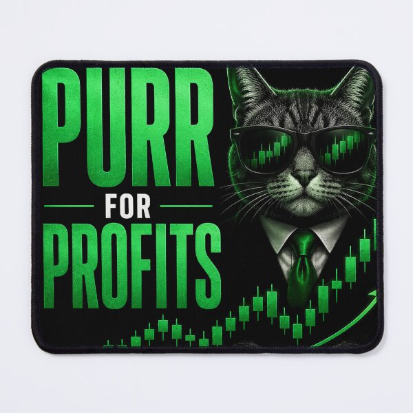 Item preview, Purr for Profits Cat Trader Funny Stock Market Trading Design designed and sold by PipForgeStudio .