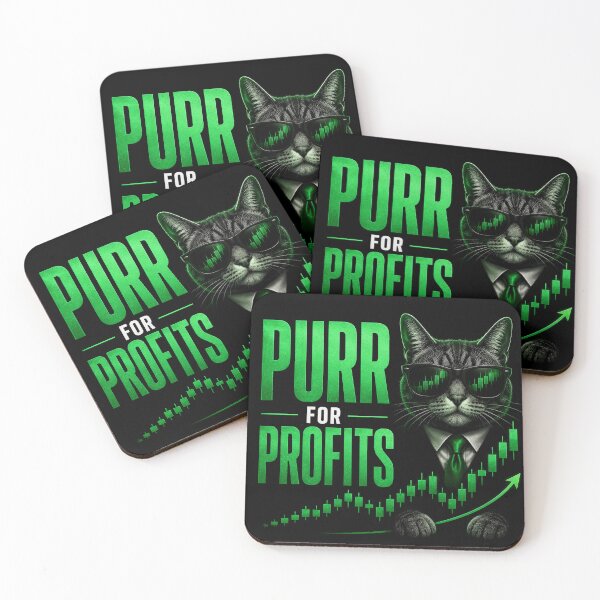 Item preview, Purr for Profits Cat Trader Funny Stock Market Trading Design designed and sold by PipForgeStudio .