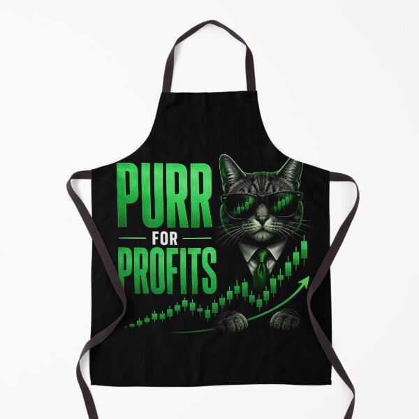 Item preview, Purr for Profits Cat Trader Funny Stock Market Trading Design designed and sold by PipForgeStudio .