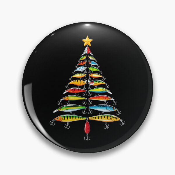 Item preview, Fishing Lure Christmas Tree Pjs Pajamas designed and sold by OlakunleOloroz.
