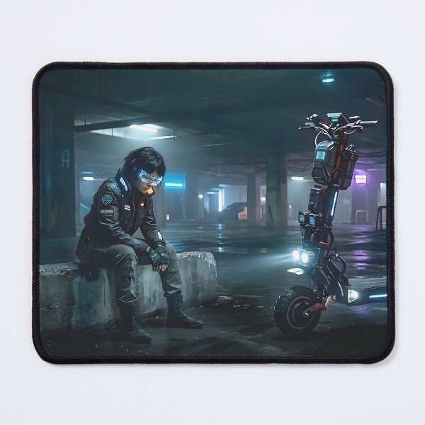 Item preview, Underground Parking Scooter (AI generated) designed and sold by swkzr.