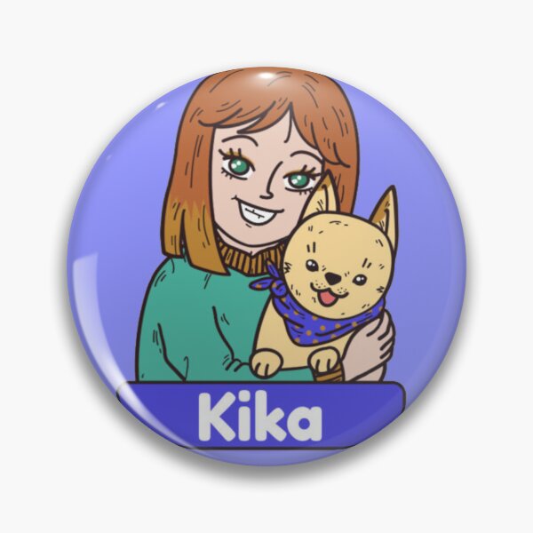 Item preview, Kika Girl Holding Cute French Bulldog Puppy - Retro Pet Illustration designed and sold by GenZFashion000.
