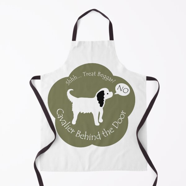 Item preview, Funny Cavalier Treat Beggar Behind the Door Khaki Base designed and sold by Na7nasColorShop.