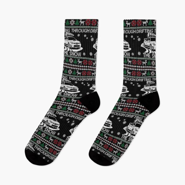 Item preview, Drifting Through The Snow – JDM Rally Car Drift Christmas designed and sold by 365CarMods Official.