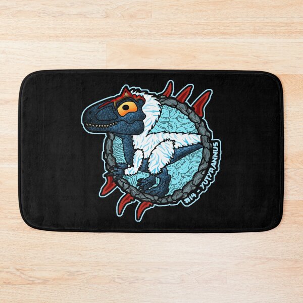 Item preview, Pocket Yutyrannus Chibi | Cute Feathered Dinosaur Sticker designed and sold by Grimtech Workshop.