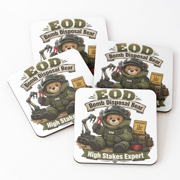 Item preview, EOD Bomb Disposal Bear – High Stakes Expert designed and sold by TrendScanner.