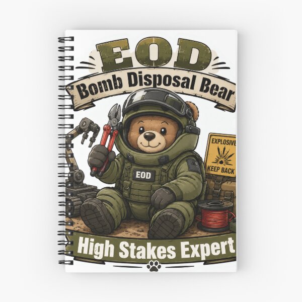 Item preview, EOD Bomb Disposal Bear – High Stakes Expert designed and sold by TrendScanner.