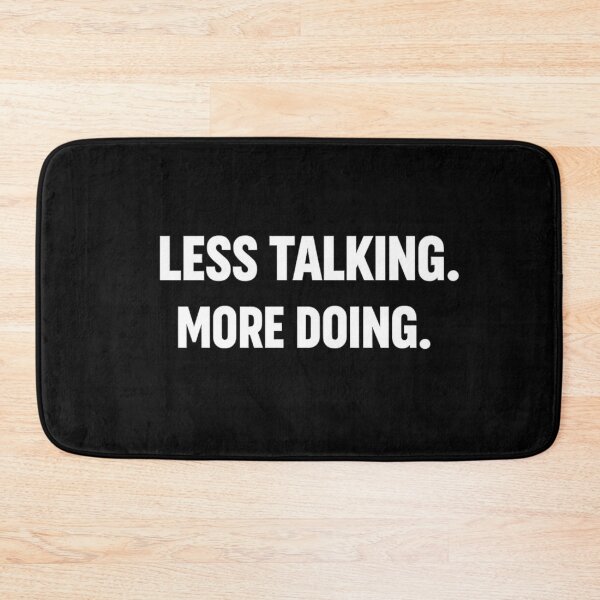 Item preview, Less talking more doing Gym humor designed and sold by vecart34.