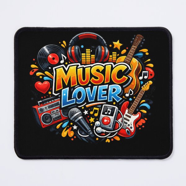 Item preview, Music Lover Retro Headphones Graphic | Colorful Music Life Design | DJ Musician Gift | Vinyl Record Art T-Shirt Sticker designed and sold by Fine Art California.
