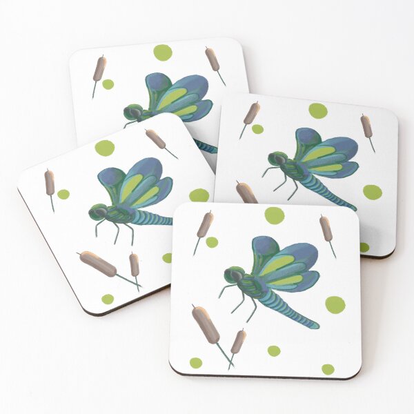 Item preview, Blue Dragonfly Watercolor | Elegant Nature & Botanical Art designed and sold by Creatory.studio.