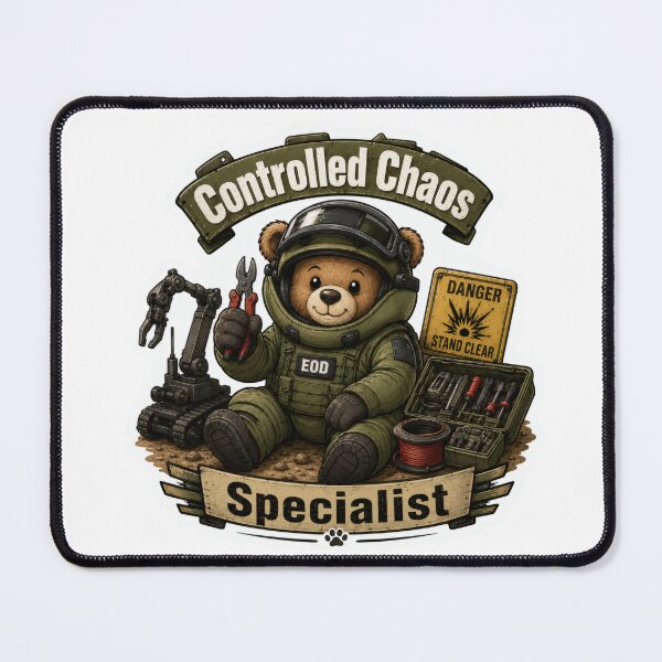 Item preview, Controlled Chaos Specialist – EOD Bear designed and sold by TrendScanner.