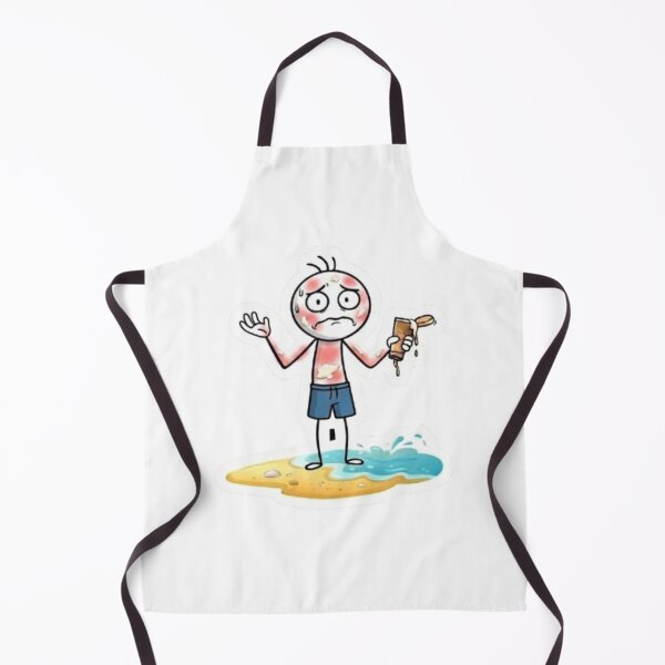 Item preview, Oops Murphy - Summer Beach Fail - Sunscreen Struggle - Funny Character Graphic designed and sold by oopsmurphy.