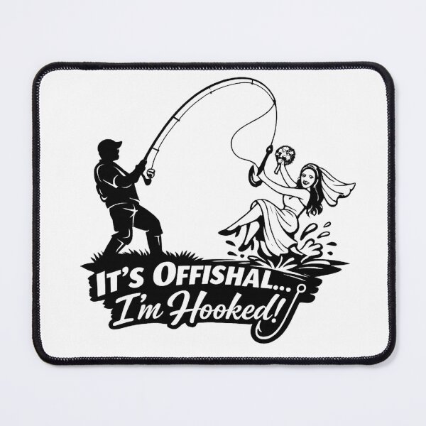 Item preview, Funny Fishing Wedding & Marriage Humor Design designed and sold by CJLindy.
