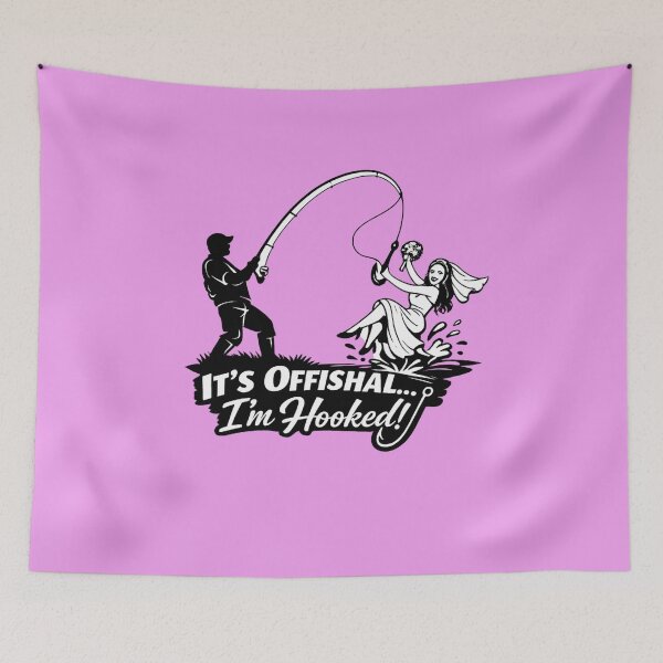 Item preview, Funny Fishing Wedding & Marriage Humor Design designed and sold by CJLindy.