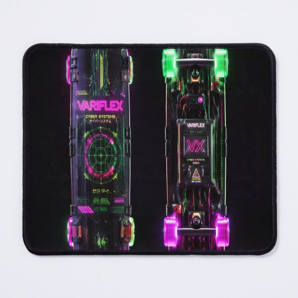 Item preview, Cyberpunk Skateboard Concept - Front & Back Tech View designed and sold by JMAVILA ART.