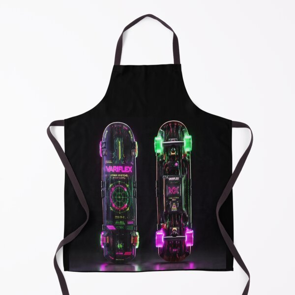 Item preview, Cyberpunk Skateboard Concept - Front & Back Tech View designed and sold by JMAVILA ART.