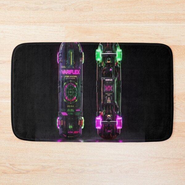 Item preview, Cyberpunk Skateboard Concept - Front & Back Tech View designed and sold by JMAVILA ART.