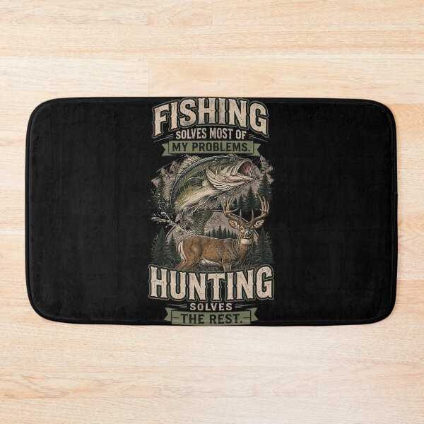 Item preview, Fishing Solve Most My Problems Deer Hunting Dad Husband designed and sold by OlakunleOloroz.