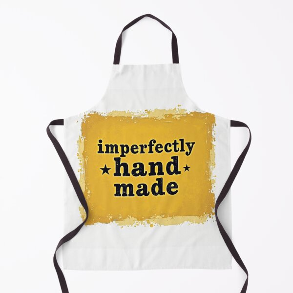 Item preview, Imperfectly Handmade Distressed Yellow Typographic Art designed and sold by FlippoStories.