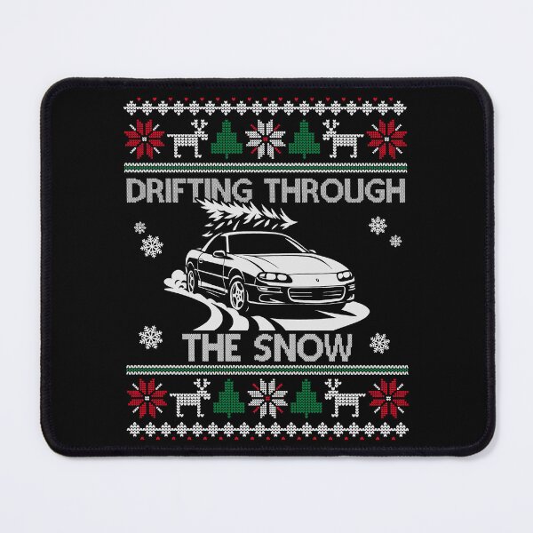 Item preview, Drifting Through The Snow – 90s Muscle Car Christmas designed and sold by 365CarMods Official.