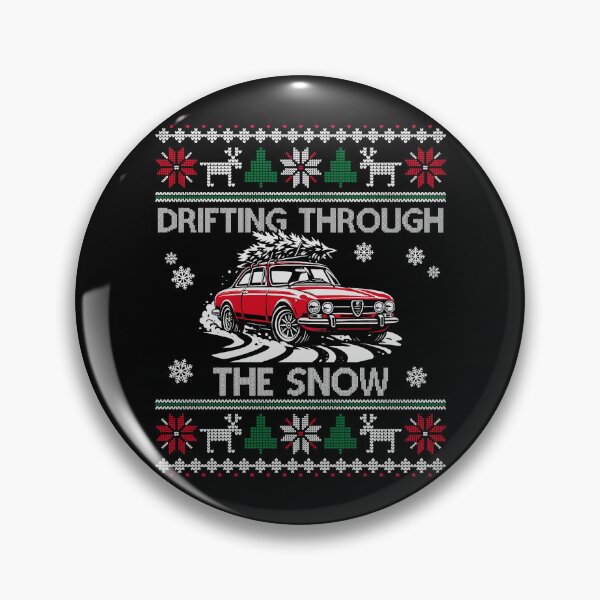 Artikelvorschau, Durch den Schnee treiben – Klassischer Weihnachtspullover im Auto-Stil entworfen und verkauft von 365CarMods Official.