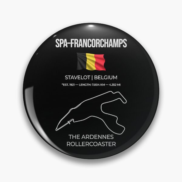 Item preview, Spa-Francorchamps Belgium F1 Track – Minimalist Racing Circuit designed and sold by 365CarMods Official.