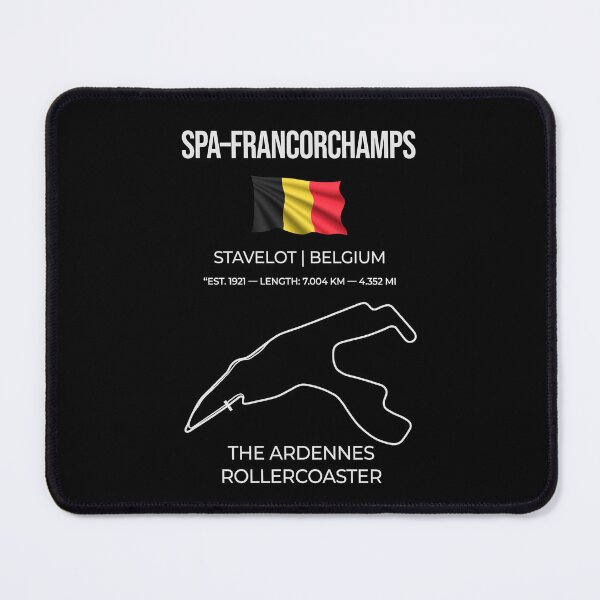 Item preview, Spa-Francorchamps Belgium F1 Track – Minimalist Racing Circuit designed and sold by 365CarMods Official.