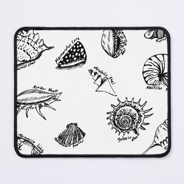 Item preview, Coastal Seashell Collection Line Art – Hand Drawn Shell Illustration designed and sold by ArtwithKellie.
